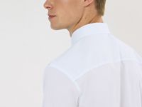 Рубашка из эластичной ткани, Белый