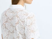 Поло из кружева, Белый