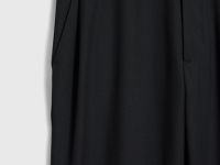 Широкие брюки с шерстью, Черный