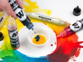 Маркер акварельный Molotow "AQUA Twin" Бирюзовый