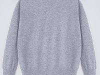 Джемпер прямого силуэта с округлым вырезом