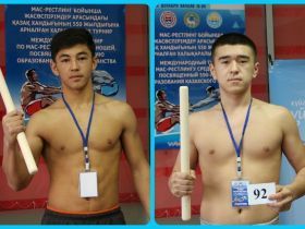 Юношеская сборная Казахстана по мас-рестлингу готова к бою.