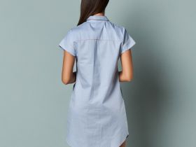 Туника Sateen, голубая