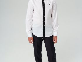 Сорочка текстильная для мальчиков (regular fit)