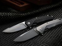 Нож складной LionSteel T.R.E. Blue Titanium, TRE BL, сталь M390, рукоять титан