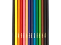 Набор карандашей цветных Гамма "Классические" 12 цв, диаметр грифеля 3,3 мм, заточен., метал. пенал