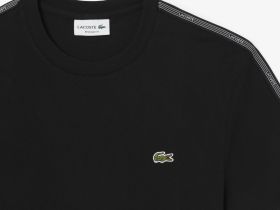 Мужская хлопковая футболка Lacoste стандартного кроя
