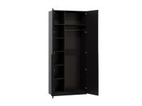 Распашной шкаф Кимбол 2-100x240 Черный древесный
