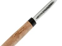 Нож Северный Соболь, сталь Х12МФ, окованный дол, рукоять карельская береза