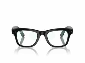 Умные очки Ray-Ban Meta Wayfarer RW4008 S53 (Shiny Black/Clear) (L)
