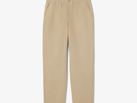 Мужские спортивные брюки Lacoste из смеси льна и вискозы