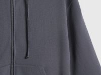 Толстовка на молнии для девочек, Серый