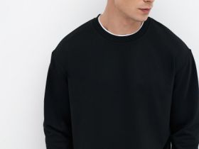 Базовый свитшот, Черный
