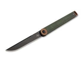 Складной нож Boker Kaizen, сталь D2, рукоять Green Canvas Micarta