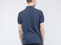 Мужское поло L.12.12 из меланжевой ткани