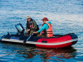 Лодка ПВХ STORMLINE Adventure Standard Aluminium 430 (2024)