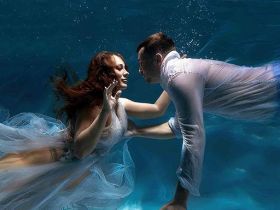 Фотосессия под водой