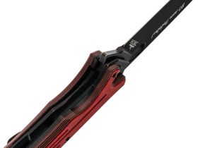 Складной нож НОКС Майор 80 Лет Победы, сталь VG10, рукоять G10, красный