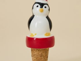 Пробка для вина Christmas jam, пингвин