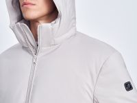 Утепленная куртка с воротником-стойкой