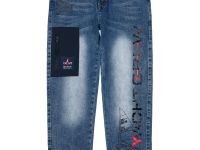 Брюки текстильные джинсовые для мальчиков