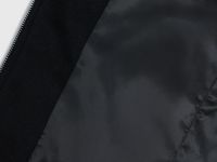 Куртка из пальтовой ткани с шерстью, Черный