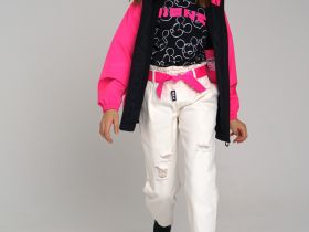 Джинсы mom fit для девочки