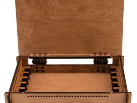 Деревянная шкатулка для хранения 6-ти брусков, 200 мм