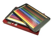 Набор карандашей цветных Koh-I-Noor "Polycolor 3834" 24 цв., заточен.+ точилка+2 ч/гр. кар.