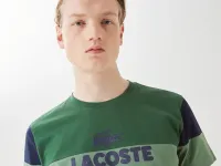 Мужская футболка Lacoste приталенного кроя с круглым вырезом