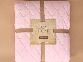 Покрывало Intreccio, розовое