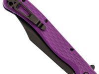 Складной нож Daggerr Toothpick BW, сталь 8Cr14MoV , рукоять фиолетовый FRN