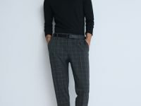 Вязаный джемпер, Черный