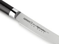Нож кухонный "Samura Mo-V" для стейка - SM-0031, сталь AUS-8, рукоять G10, 120 мм