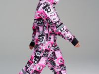 Комбинезон текстильный с полиуретановым покрытием для девочек