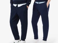 Хлопковые спортивные брюки Lacoste унисекс