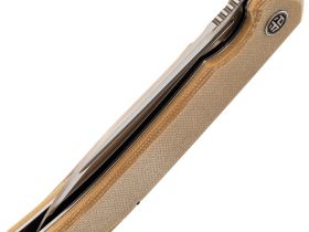 Складной нож Petrified Fish Tunny PFB05BRMS, сталь Sandvik 14C28N, рукоять микарта