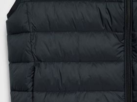 Ультралёгкий жилет с воротником-стойкой, Черный