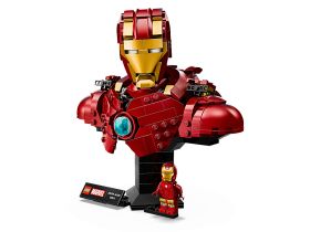 Super Heroes 76327 Конструктор Бюст Железного человека MK4