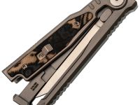 Складной нож Reate EXO-M, сталь Elmax, рукоять черно-зеленая микарта