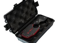 Шейный нож Kizlyar Supreme Amigo X, сталь D2, рукоять G10, черный