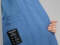 Стеганая куртка с капюшоном