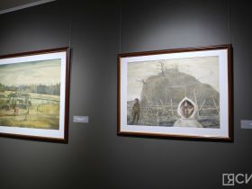 В Якутске открылась выставка графики Алексея Евстафьева