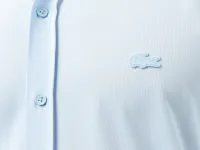 Рубашка унисекс Lacoste Unisex в полоску с вышивкой под крокодила