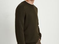 Джемпер прямого силуэта с добавлением шерсти