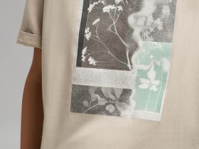 Свободная футболка из хлопкового джерси