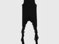 Топ с воланами для девочек, Черный