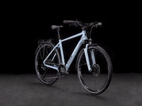 Дорожный велосипед Cube Nature Exc Allroad, год 2025, цвет Белый-Серый, ростовка 22