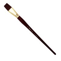 Кисть синтетика №24 плоская Pinax "Creative 684" жесткая, длинная ручка