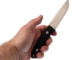 Нож Hot Knife Barn S, сталь 9Cr18MoV, рукоять G10, черный